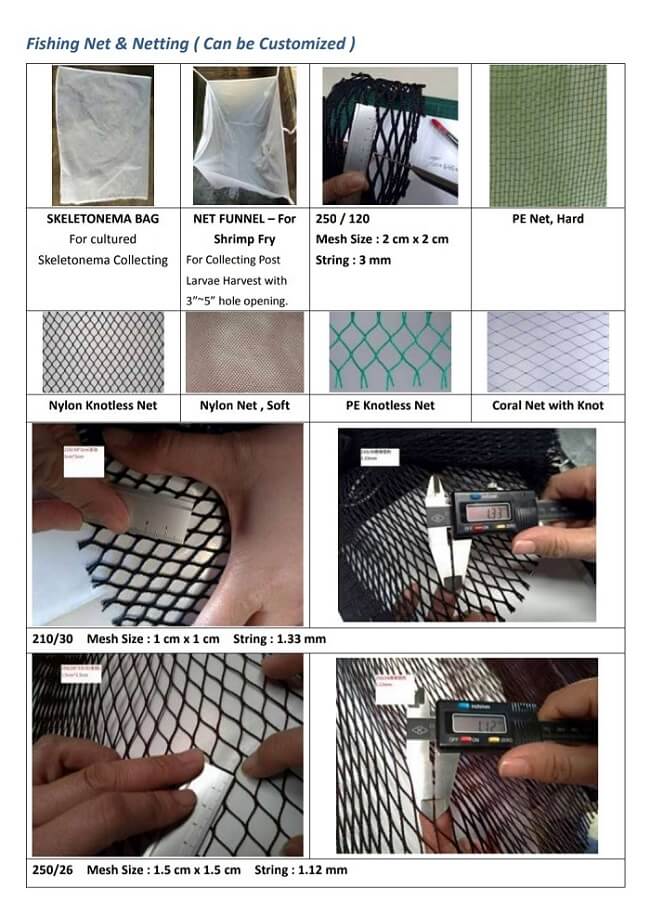 Anti-Bird Net & Aquaculture Harvest Net & Fishing Net