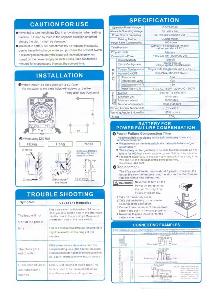 Auto Control Timer