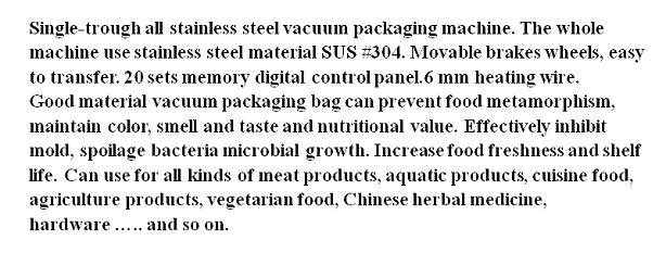 Vacuum Bag