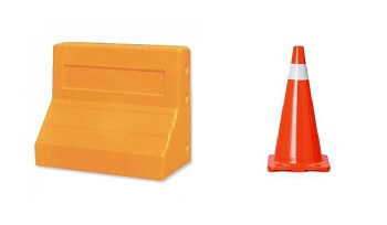 Jersey Barrier & Traffic Cone image